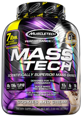 MuscleTech Mass-Tech Performance Series - 3.18kg - Cookies & Cream